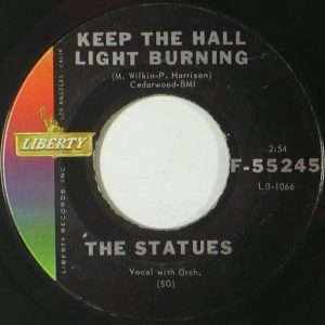 The Statues – Keep The Hall Light Burning / Blue Velvet (1959) – Hoes