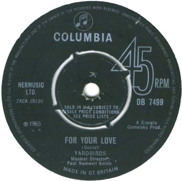 The Yardbirds – For Your Love (1965) – Hoes