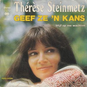 Thérèse Steinmetz – Geef Ze 'N Kans (1974) – Hoes