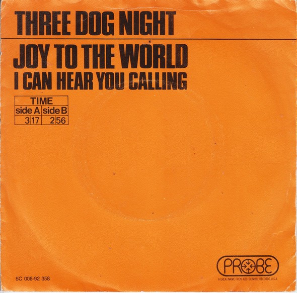 Three Dog Night – Joy To The World (1971) – Hoes