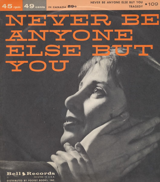Tommy Lynch – Never Be Anyone Else But You / Tragedy (1959) – Hoes