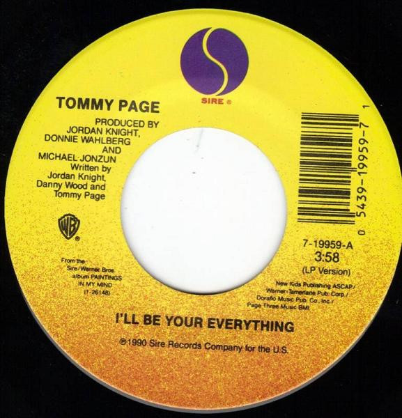 Tommy Page – I'll Be Your Everything (1990) – Hoes