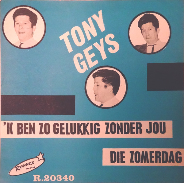 Tony Geys – 'k Ben Zo Gelukkig Zonder Jou (1964) – Hoes