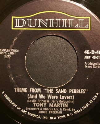 Tony Martin (3) – Theme From "The Sand Pebbles" (And We Were Lovers) (1967) – Hoes