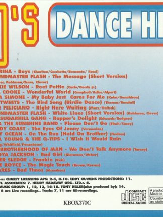 Various – 80's Dance Hits - CD 3 (1997) – Hoes