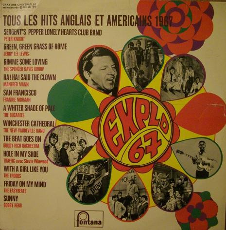 Various – Explo 67 ! Tous Les Hits Anglais Et Américains 1967 – Hoes