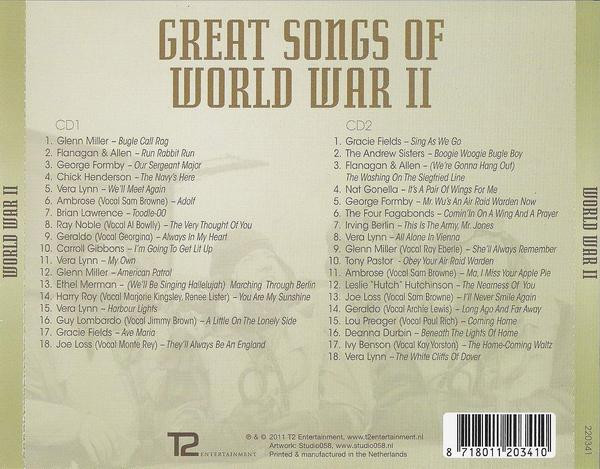 Various – Great Songs Of World War II (2011) – Hoes