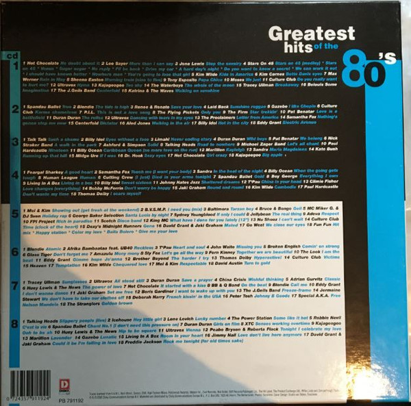 Various – Greatest Hits Of The 80's (2002) – Foto 1