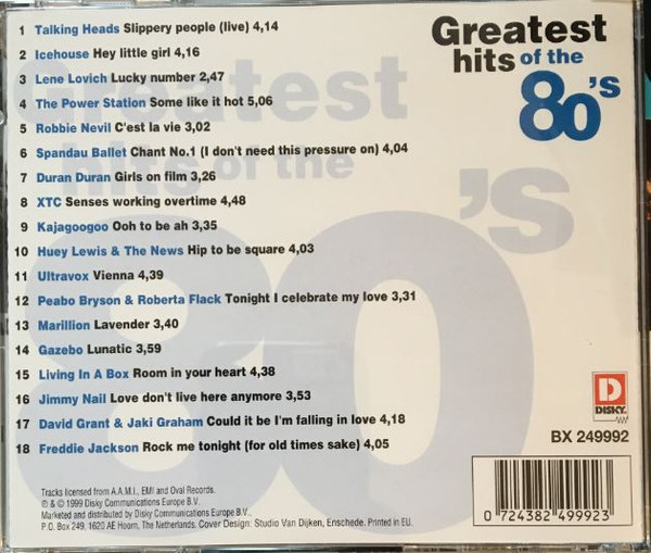 Various – Greatest Hits Of The 80's (2002) – Foto 2