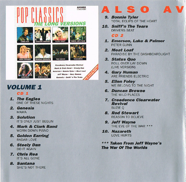 Various – Pop Classics - The Long Versions 3 (1992) – Foto 3