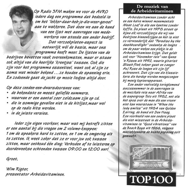 Various – Popclassics & Rarities (Het Beste Uit De Arbeidsvitaminen Top 100) (1998) – Foto 1