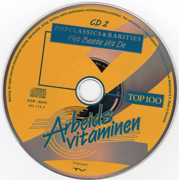 Various – Popclassics & Rarities (Het Beste Uit De Arbeidsvitaminen Top 100) (1998) – Foto 2