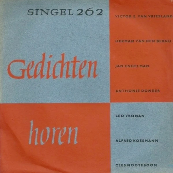 Various – Singel 262 (Gedichten Horen; 7 Stemmen / Gedichten Lezen; 16 Dichters) (1959) – Hoes