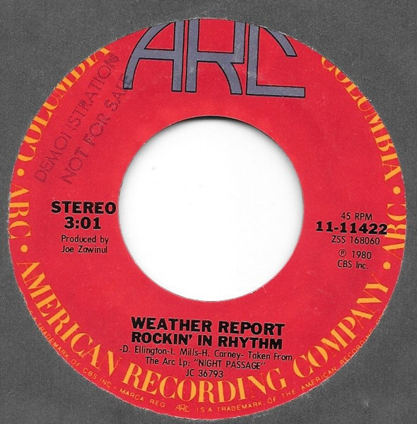 Weather Report – Rockin' In Rhythm (1980) – Hoes