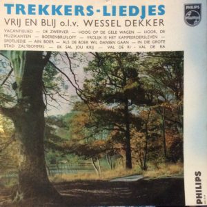 Wessel Dekker – Trekkers-Liedjes (1961) – Hoes