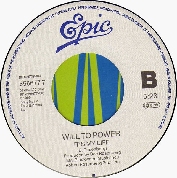 Will To Power – Fly Bird (1991) – Hoes