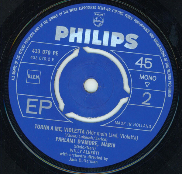 Willy Alberti – La Novia (1961) – Hoes