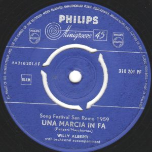 Willy Alberti – Una Marcia In Fa (1959) – Hoes