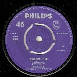 Willy Alberti – Waar Ben Je Nu? (1961) – Hoes