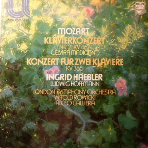 Wolfgang Amadeus Mozart – Piano Concerto No. 21, K. 467 ("Elvira Madigan") / Concerto For Two Pianos K. 365 – Hoes