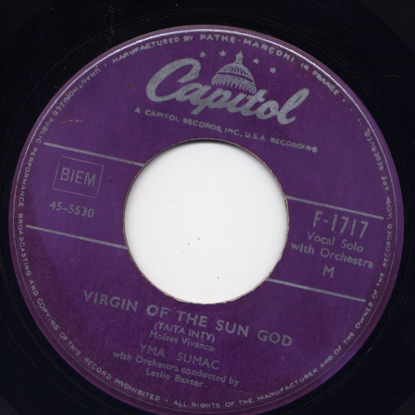 Yma Sumac – Virgin Of The Sun God (Taita Inty) / Lure Of The Unknown Love (Xtabay) (1955) – Hoes