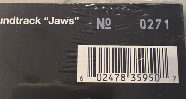 John Williams (4) – Jaws (Music From The Original Motion Picture Soundtrack) (2025) – Hoes